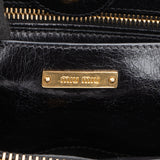 Miu Miu Nero Leather City Handbag