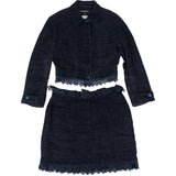 Chanel Bleu Linen Catwalk Set (D 34 / FR 36)