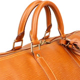 Louis Vuitton Cognac Epi Leather Keepall 50