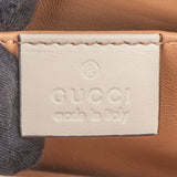 Gucci White Leather Queen Margaret Bee Crossbody Bag