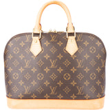 Louis Vuitton Canvas Monogram Alma PM Handbag