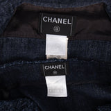 Chanel Bleu Linen Catwalk Set (D 34 / FR 36)