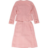 Chanel Rose Tweed Coco Set (D 34 / FR 36)