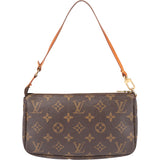 Louis Vuitton Canvas Monogram Pochette Accessoire Handbag