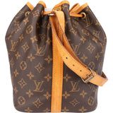 Louis Vuitton Canvas Monogram Sac Noe Petit Shoulder Bag