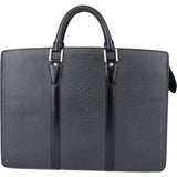 Louis Vuitton Noir Taiga Leather Lozan Business Handbag