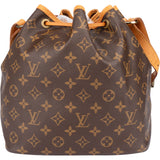 Louis Vuitton Canvas Monogram Sac Noe Petit Shoulder Bag
