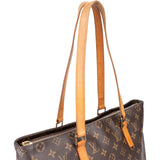 Louis Vuitton Canvas Monogram Cabas Mezzo Shoulder Bag