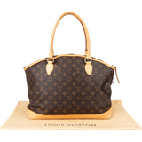 Louis Vuitton Canvas Monogram Lockit Horizontal Handbag