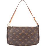 Louis Vuitton Canvas Monogram Pochette Accessoire Handbag
