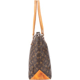 Louis Vuitton Canvas Monogram Cabas Mezzo Shoulder Bag