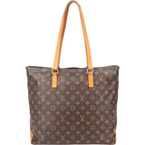 Louis Vuitton Canvas Monogram Cabas Mezzo Shoulder Bag