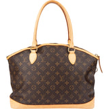 Louis Vuitton Canvas Monogram Lockit Horizontal Handbag