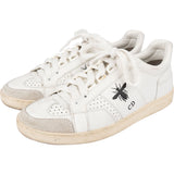 Christian Dior White Leather Bee Sneaker (35)