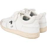 Christian Dior White Leather Bee Sneaker (35)