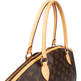 Louis Vuitton Canvas Monogram Lockit Horizontal Handbag