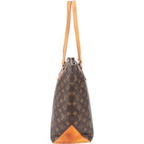 Louis Vuitton Canvas Monogram Cabas Mezzo Shoulder Bag
