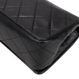 Chanel Quilted Lambskin 24K Gold Single Flap Crossbody Bag