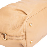 Miu Miu Beige Leather City Handbag