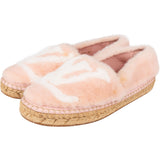 Louis Vuitton Pink Shearling Espadrilles (37)