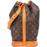 Louis Vuitton Canvas Monogram Sac Noe Grande Shoulder Bag