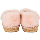 Louis Vuitton Pink Shearling Espadrilles (37)