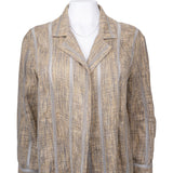 Chanel Breezy Linen CC Shirt Jacket (DE40 / FR42)