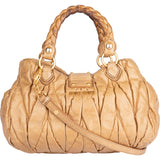 Miu Miu Quilted Leather Handbag