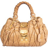 Miu Miu Quilted Leather Handbag