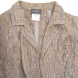 Chanel Breezy Linen CC Shirt Jacket (DE40 / FR42)