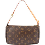 Louis Vuitton Canvas Monogram Pochette Accessoire Handbag