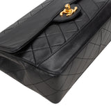 Chanel Quilted Lambskin 24K Gold Single Flap Crossbody Bag