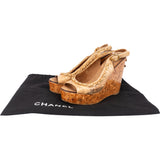 Chanel Cork CC Espadrilles Shoes (36,5)