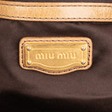 Miu Miu Quilted Leather Handbag