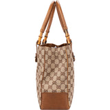 Gucci GG Monogram Bamboo Handbag