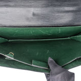 Louis Vuitton Noir Epi Leather Serviette Business Handbag