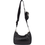 Prada Soft Leather Triangle Re-Edition Crossbody Bag