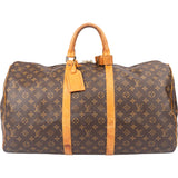 Louis Vuitton Canvas Monogram Keepall 55