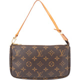 Louis Vuitton Canvas Monogram Pochette Accessoire Handbag