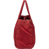 Prada Rouge Nylon Triangle Handbag