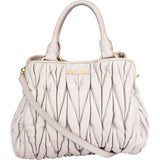 Miu Miu Quilted Leather City Handbag