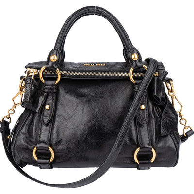 Miu Miu Classic Leather City Handbag