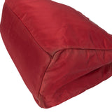 Prada Rouge Nylon Triangle Handbag