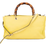 Gucci Leather Bamboo Handbag