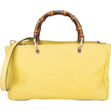 Gucci Leather Bamboo Handbag