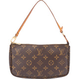 Louis Vuitton Canvas Monogram Pochette Accessoire Handbag