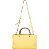 Gucci Leather Bamboo Handbag