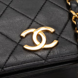 Chanel Quilted Lambskin 24K Gold Single Flap Crossbody Bag