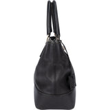 Loewe Black Leather Fusta Handbag