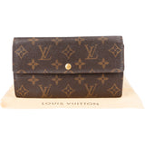 Louis Vuitton Canvas Monogram Sarah Wallet